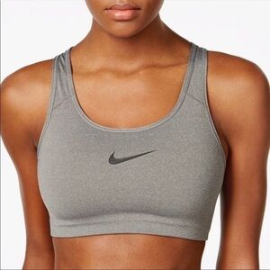 Nike Dri Fit Gray Sports Bra Sz XS